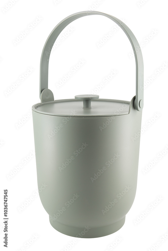 plastic bucket isolated on white background plastic bucket isolated on white background