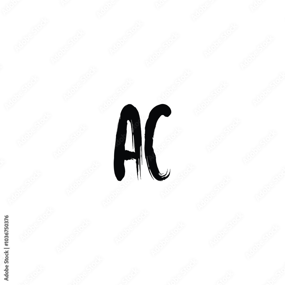 AC monogram logo design letter text name symbol monochrome logotype alphabet character simple logo AC monogram logo design letter text name symbol monochrome logotype alphabet character simple logo