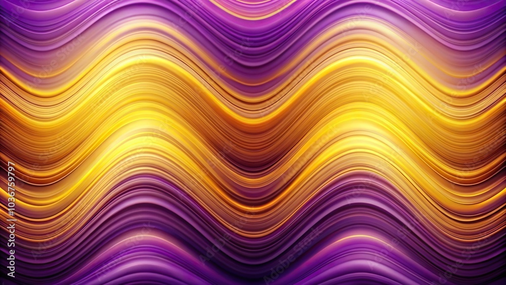Obraz premium abstract background purple and yellow colors noise texture wave pattern