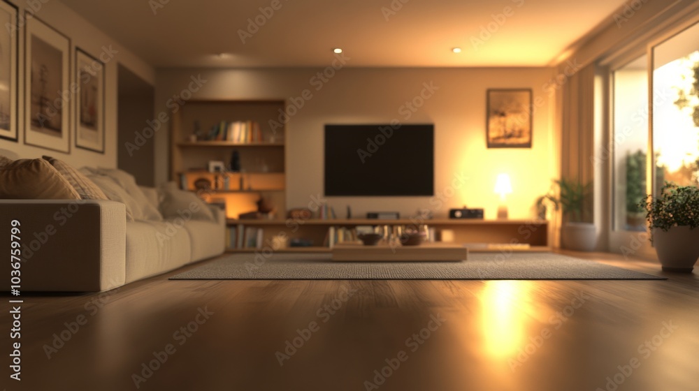 Modern Living Room with Inviting Atmosphere Modern Living Room with Inviting Atmosphere