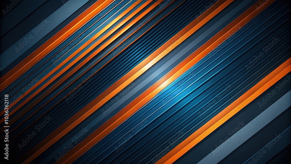 Abstract dark background with orange and blue diagonal stripe Abstract dark background with orange and blue diagonal stripe