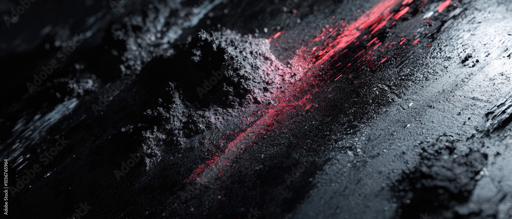 Dark Artistic Terrain With Subtle Red And Black Strokes Dark Artistic Terrain With Subtle Red And Black Strokes