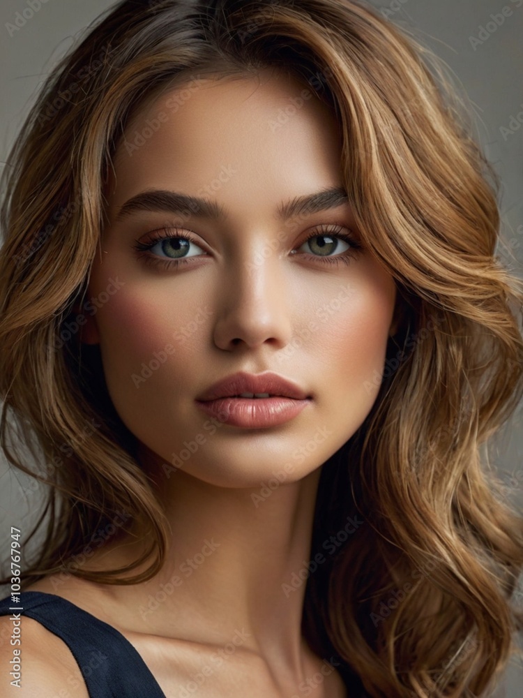 A close-up picture of an innocent woman