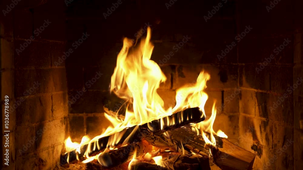 Relaxing Log Fire in the Fireplace. Video of Burning Wooden Logs. Fireplace Screen Sarver. Fire Flames for Meditation Relaxing Log Fire in the Fireplace. Video of Burning Wooden Logs. Fireplace Screen Sarver. Fire Flames for Meditation