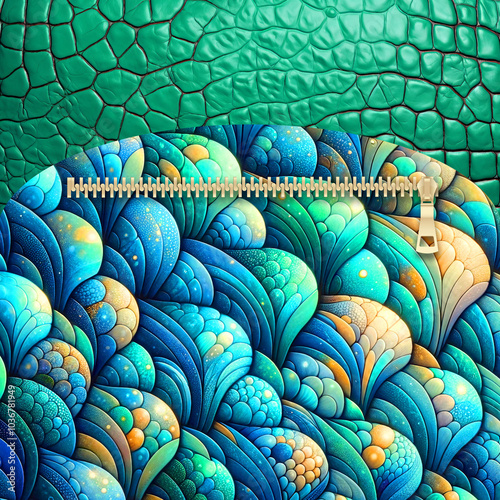 mermaid scales lunch bag sublimation template 