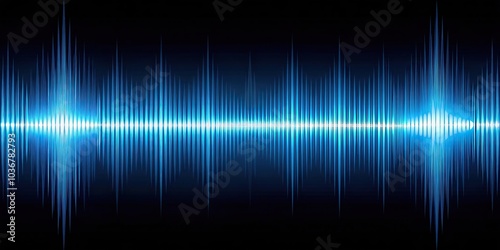 Dynamic silhouette sound wave wallpaper with frequency modulation