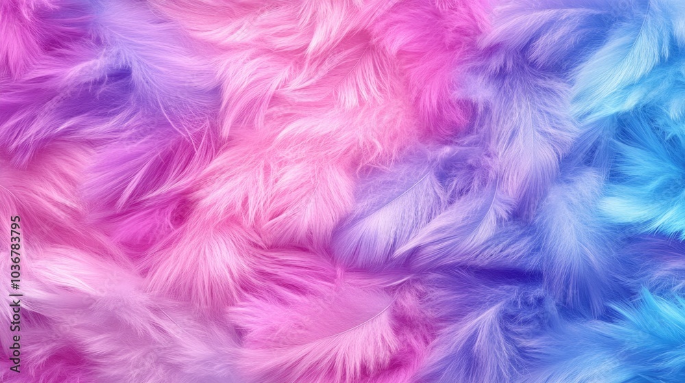 Vibrant pastel feather texture in pink and purple hues Vibrant pastel feather texture in pink and purple hues