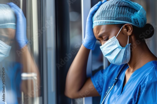 Healthcare challenges and emotional struggles faced by a female surgeon after a surgical error, highlighting issues of depression and burnout in the medical profession photo