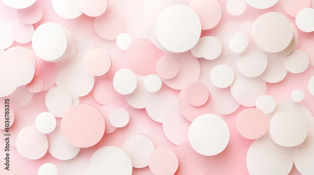 Aesthetic Abstract Design of Overlapping Circles in Soft Colors Aesthetic Abstract Design of Overlapping Circles in Soft Colors