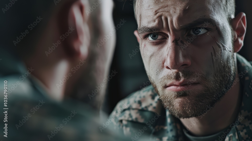 Military personnel facing anger, PTSD, and stress from combat seek therapy for support with depression and anxiety from their experiences Military personnel facing anger, PTSD, and stress from combat seek therapy for support with depression and anxiety from their experiences