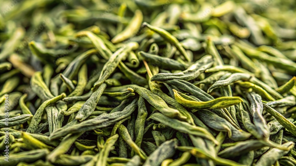 macro photography of dry green tea leaves macro photography of dry green tea leaves