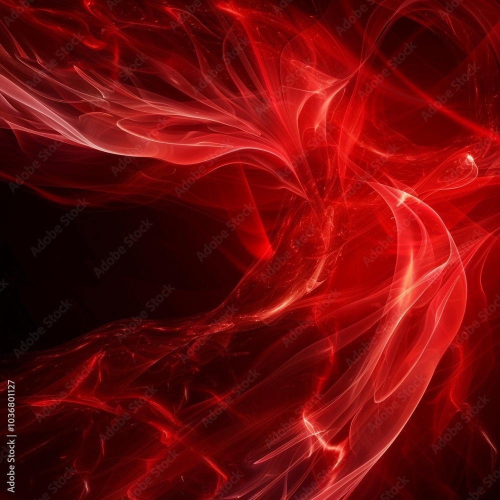 red background. red background.