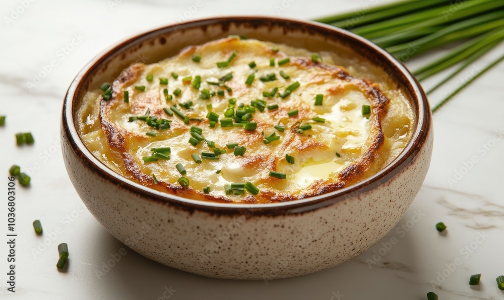 A bowl of food with a lot of green herbs on top A bowl of food with a lot of green herbs on top