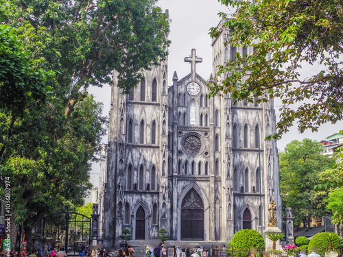 Wallpaper Mural 【ベトナム】ハノイ・ハノイ大教会 Torontodigital.ca
