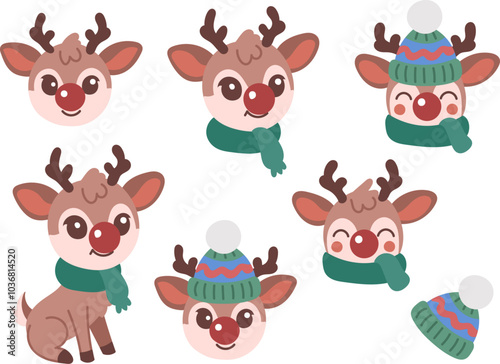 Wallpaper Mural christmas-rudolph Torontodigital.ca