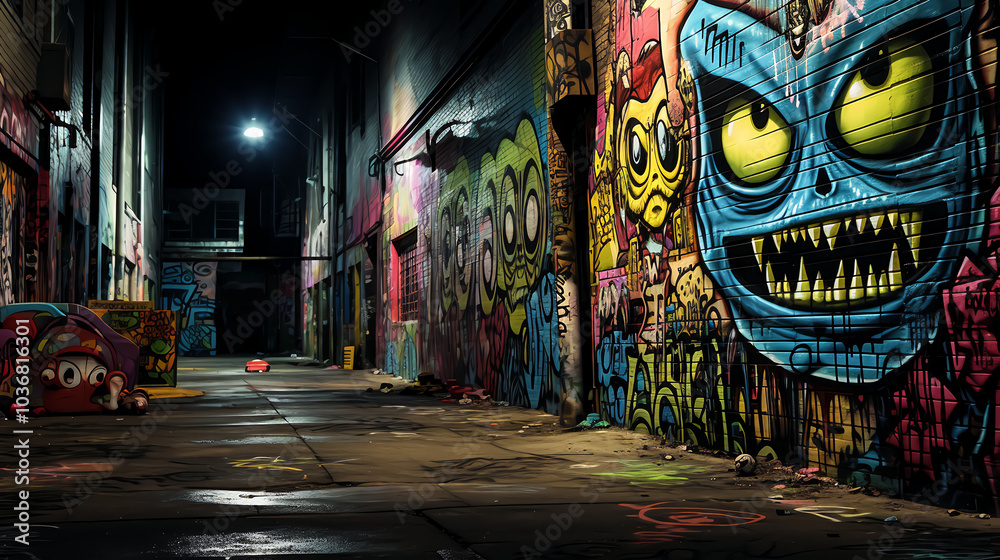 Obraz premium graffiti on the wall