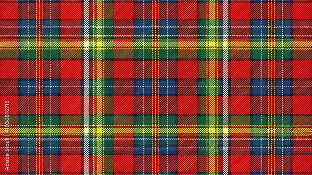 Tartan plaid fabric texture in classic colors Tartan plaid fabric texture in classic colors