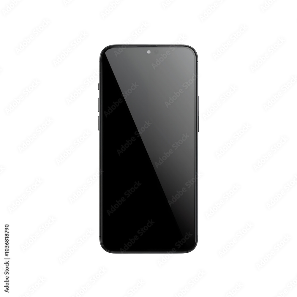 Modern Smartphone with Touchscreen Display and Sleek Design Modern Smartphone with Touchscreen Display and Sleek Design