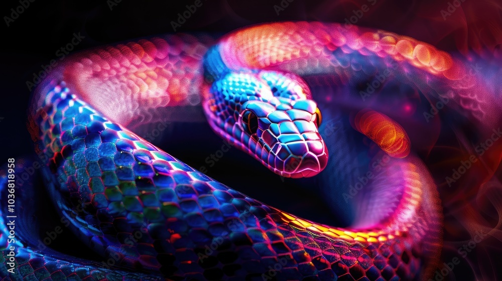 Colorful snake Colorful snake