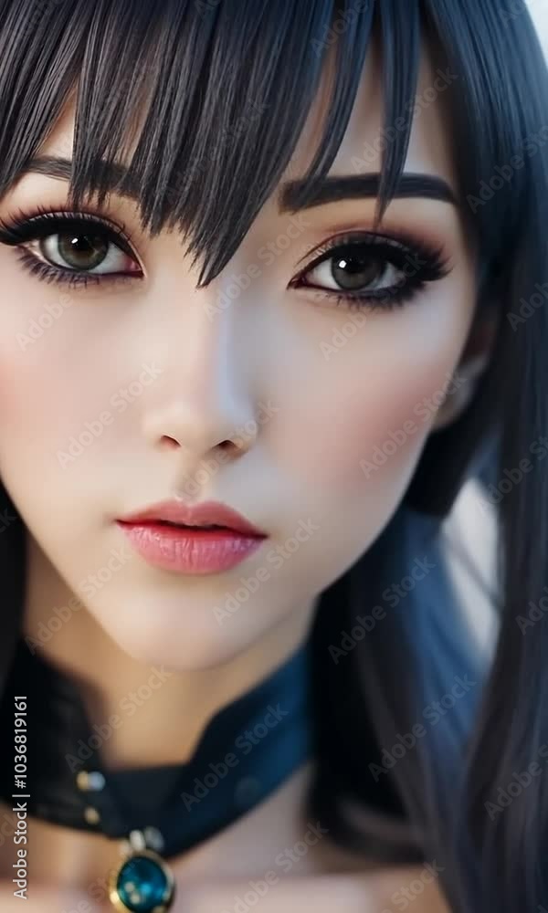 Princess woman with anime style. Princess woman with anime style.