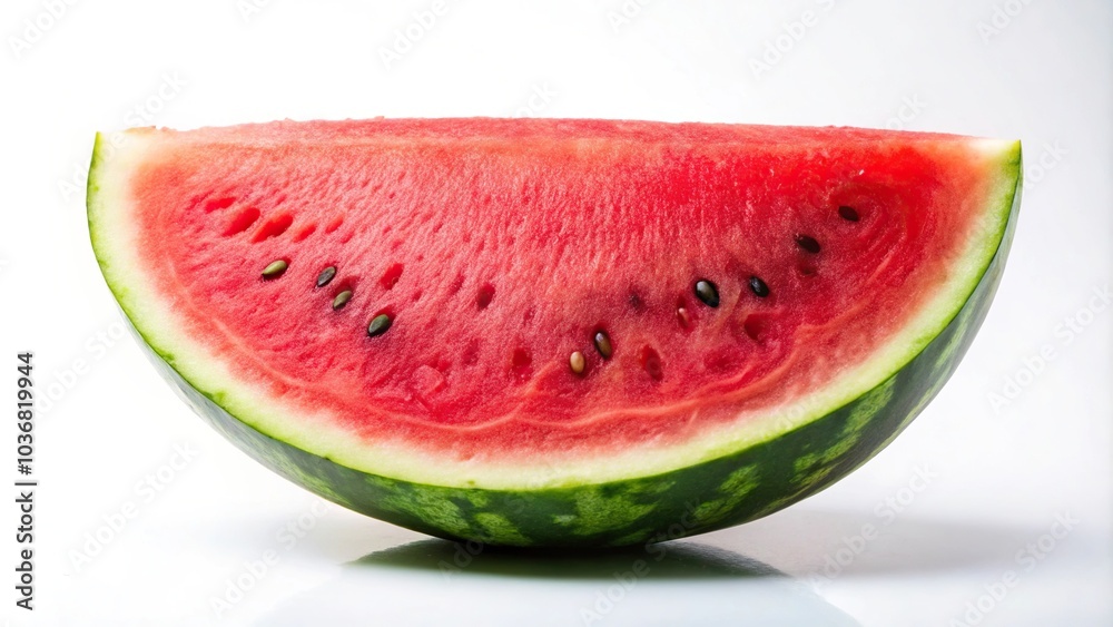 watermelon slices on white background watermelon slices on white background
