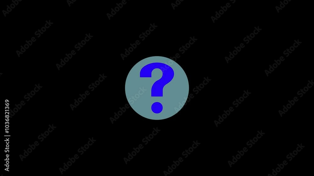 Question mark icon symbol on black background Question mark icon symbol on black background