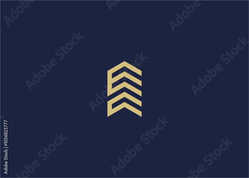 letter ec with building logo icon design vector design template inspiration
