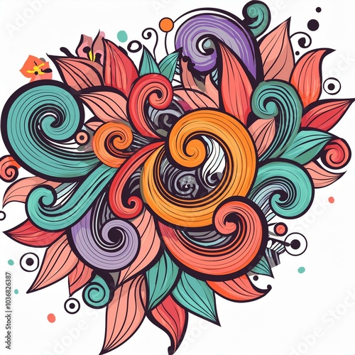 abstract floral background