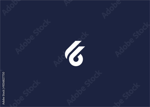 letter f and number 6 logo icon design vector design template inspiration