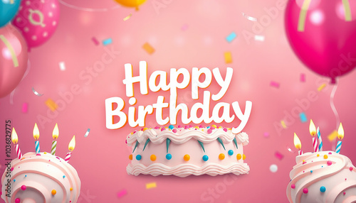 Birthday Background Design – Romantic and Playful Visuals for Love-Themed Celebrations