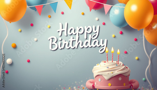 Birthday Background Design – Romantic and Playful Visuals for Love-Themed Celebrations