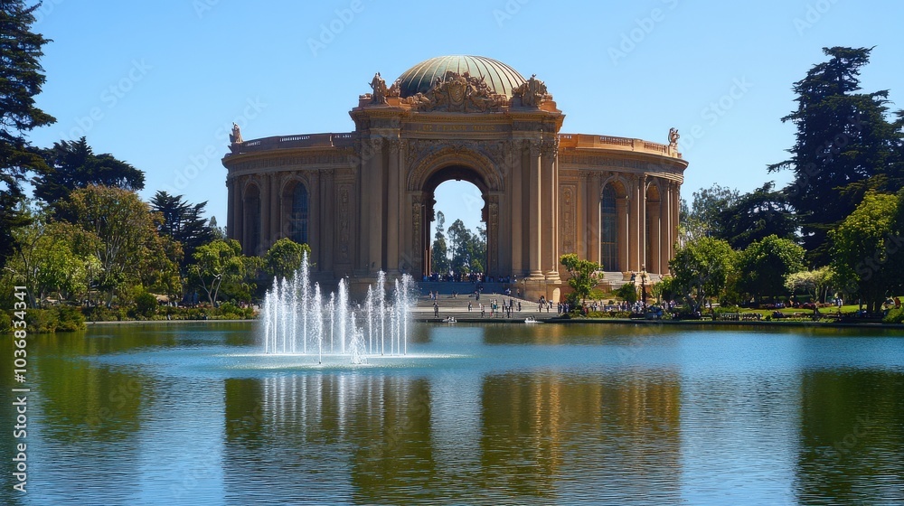 Palace of Fine Arts, San Francisco. A Landmark Theatre by the Water with Stunning Sky Views Palace of Fine Arts, San Francisco. A Landmark Theatre by the Water with Stunning Sky Views