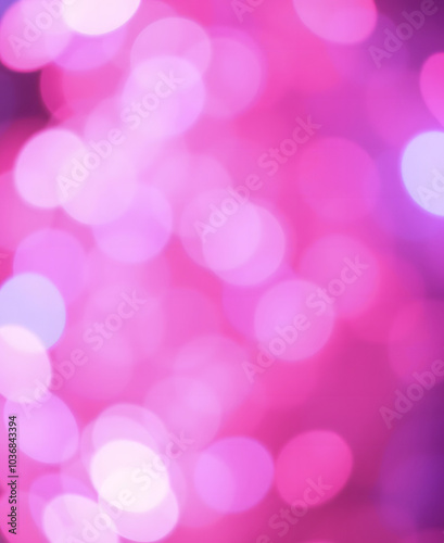 Abstract bokeh background in red, blue and white tones. Twinkling lights. 4th of July, Labor Day, Independence Day. Christmas decor. Holiday background for banners, posters and cards.