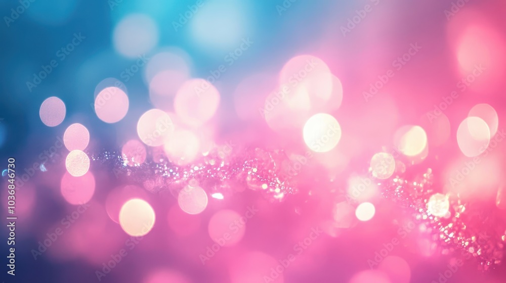 Fototapeta premium Vibrant Bokeh Background with Soft Color Gradients