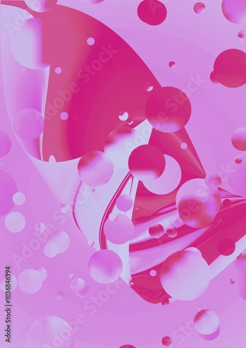 pink rose petals and water drops