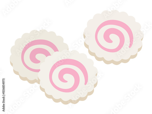 鳴門巻きのベクターイラスト