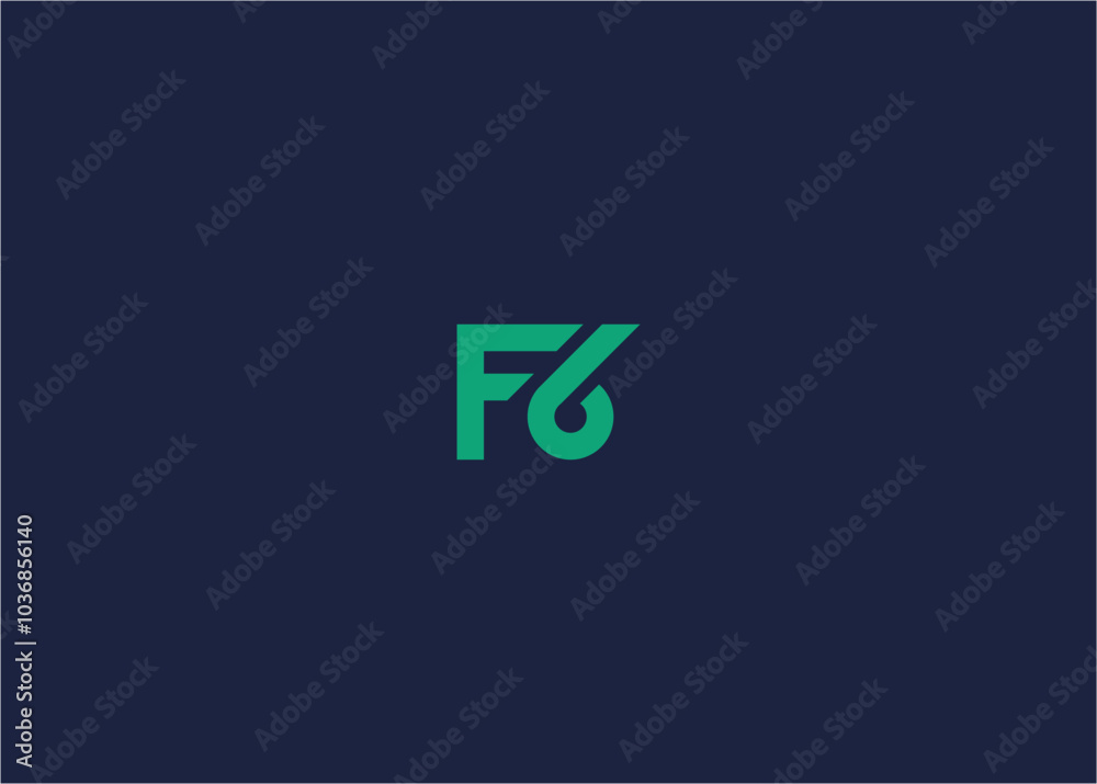 letter f and number 6 logo icon design vector design template inspiration letter f and number 6 logo icon design vector design template inspiration