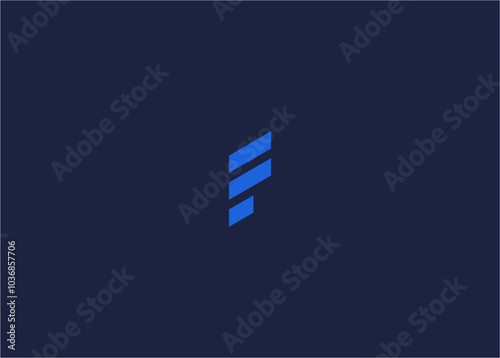 letter f technology logo icon design vector design template inspiration
