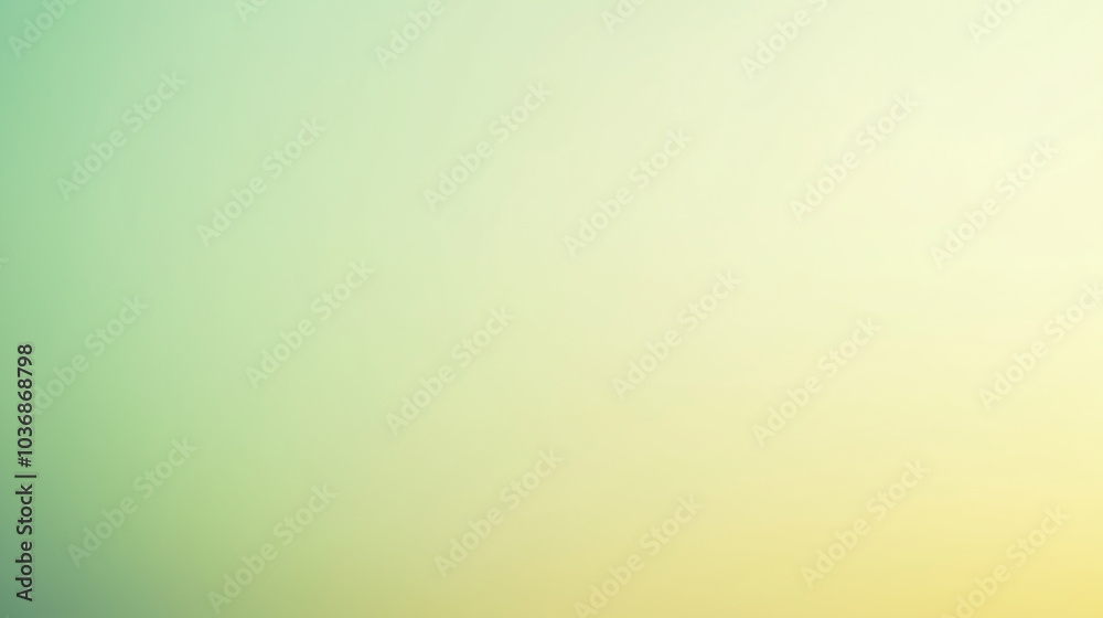 Soft Gradient with Yellow and Green Hues