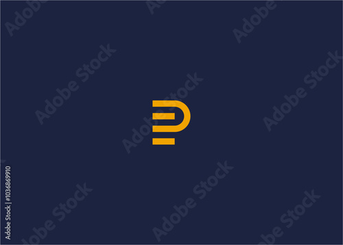 letter pe or ep logo icon design vector design template inspiration