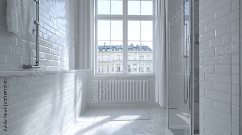 Bright and Airy Modern Bathroom Interior Design