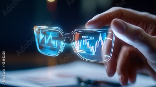 Augmented Reality Glasses with Data Visualization Display
