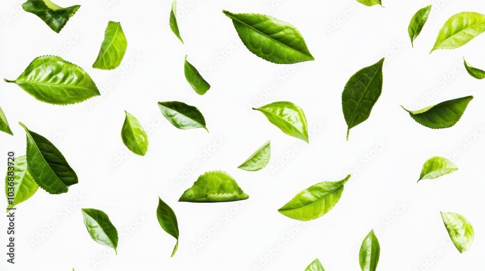 Falling Green Leaves Falling Green Leaves