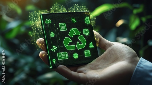 Digital Wallet Concept in Eco-Friendly Design