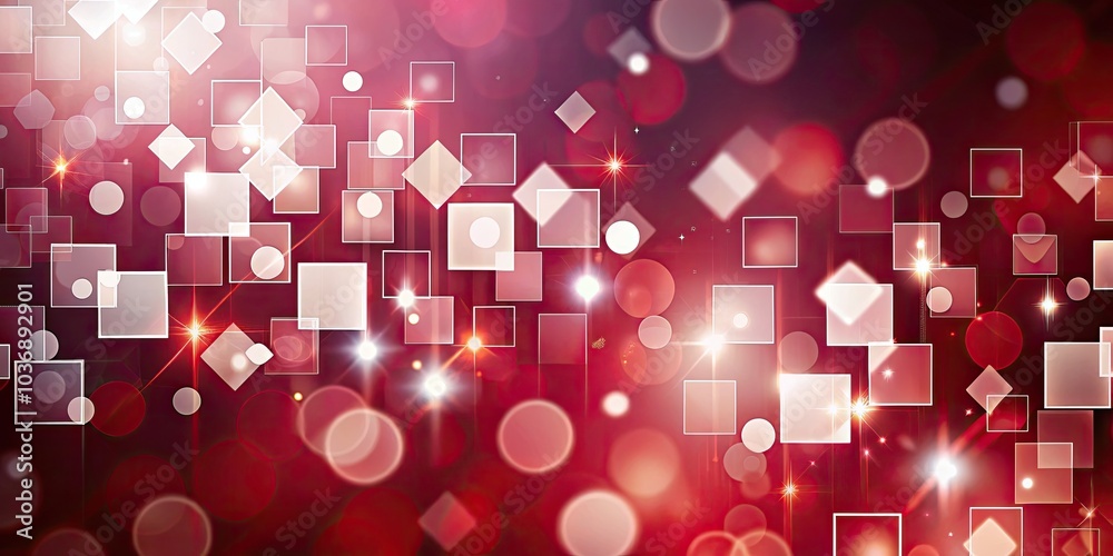Modern Abstract Background with Gradient Red Maroon and White, Stylish Lines and Square Decorations for Presentation Design, Perfect for Digital Projects and Corporate Visuals Modern Abstract Background with Gradient Red Maroon and White, Stylish Lines and Square Decorations for Presentation Design, Perfect for Digital Projects and Corporate Visuals