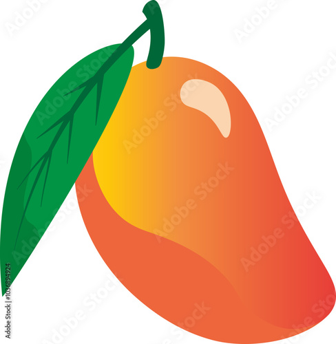 Illustration of Ripe Mango