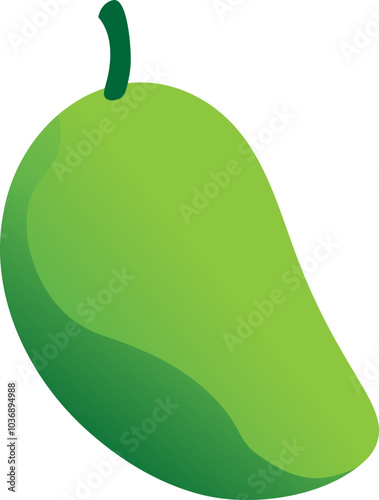 Illustration of Raw Mango