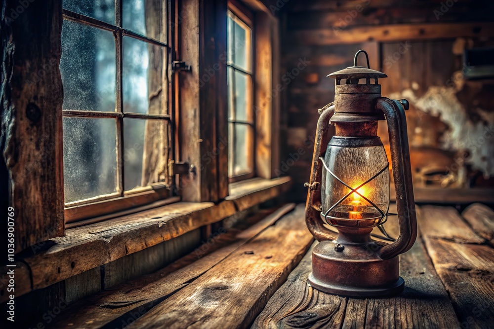 Old Rusty Lantern on Wooden Desk in Attic - Vintage Decor, Nostalgic Atmosphere, Rustic Charm, Antique Lighting, Home Interior, Forgotten Treasures, Atmospheric Mood Old Rusty Lantern on Wooden Desk in Attic - Vintage Decor, Nostalgic Atmosphere, Rustic Charm, Antique Lighting, Home Interior, Forgotten Treasures, Atmospheric Mood
