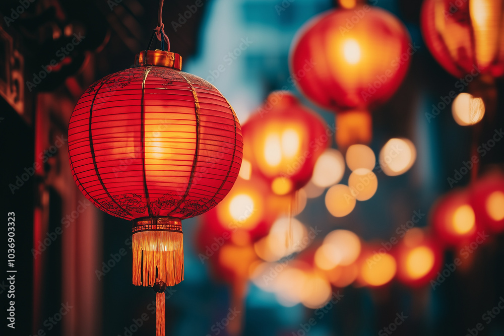 Lunar New Year festival lantern Lunar New Year festival lantern