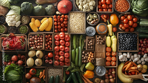 A visual representation of food insecurity affecting low-income households.